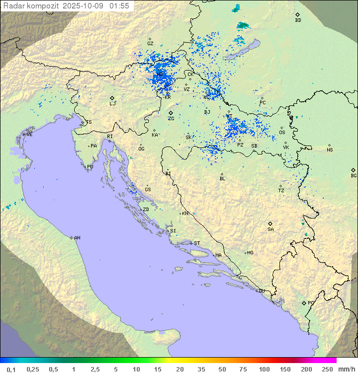 Padavine Hrvaška