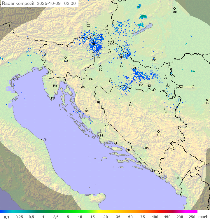 Padavine Hrvaška
