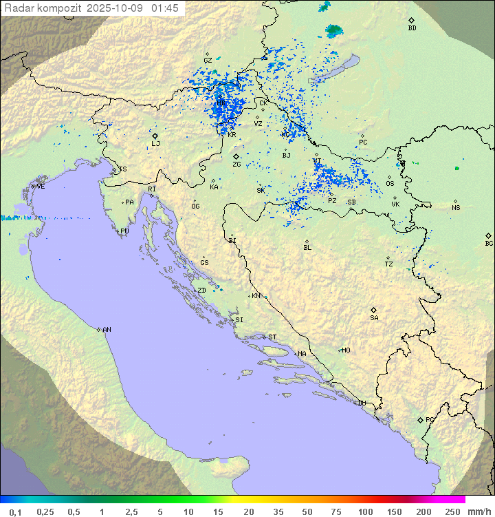 Padavine Hrvaška