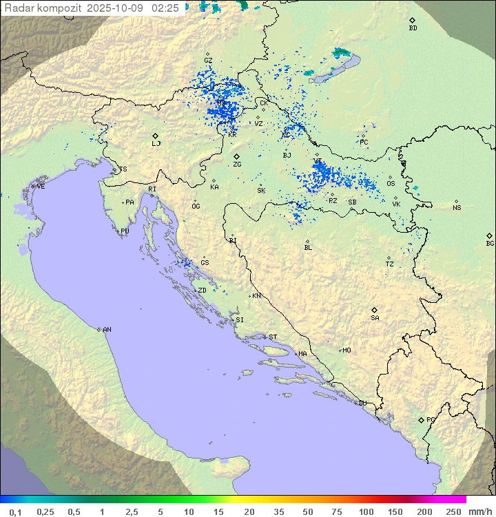 Padavine Hrvaška