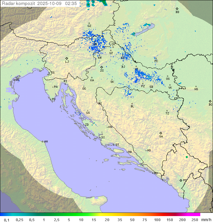 Padavine Hrvaška