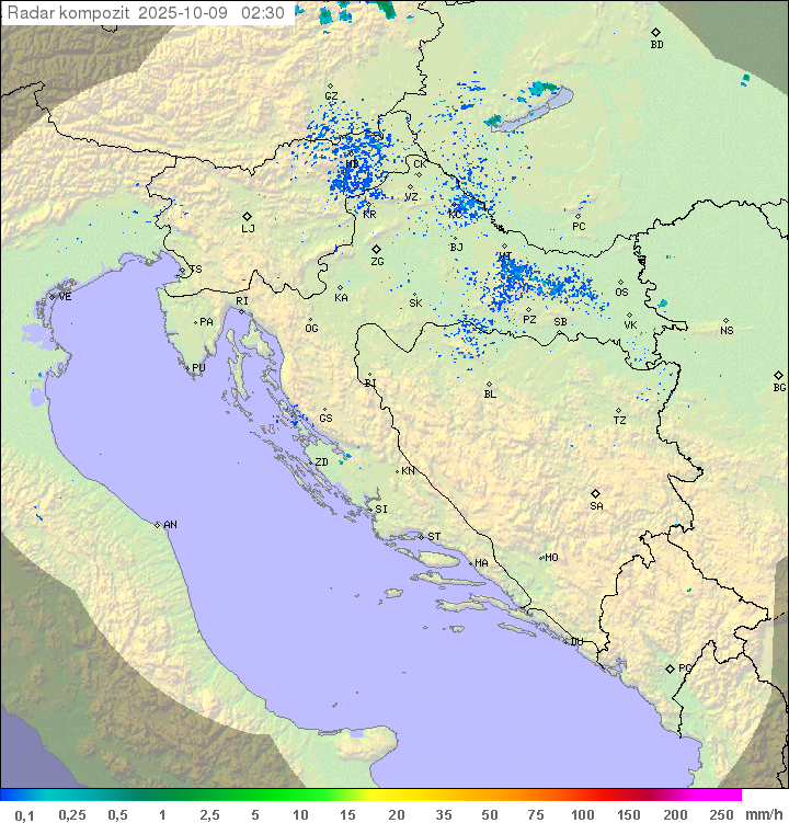 Padavine Hrvaška