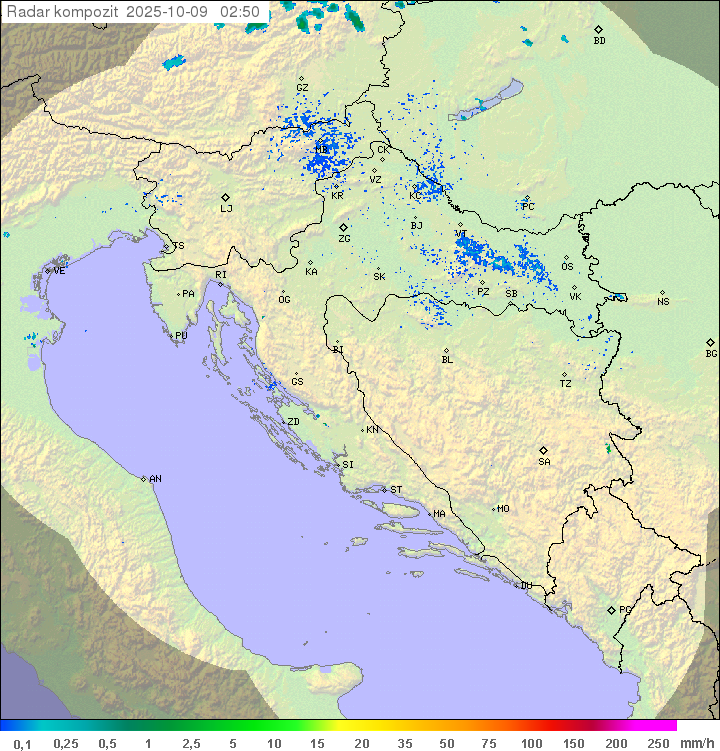 Padavine Hrvaška