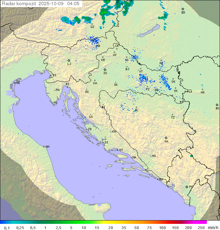 Padavine Hrvaška