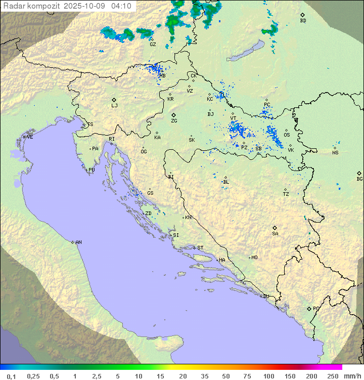 Padavine Hrvaška