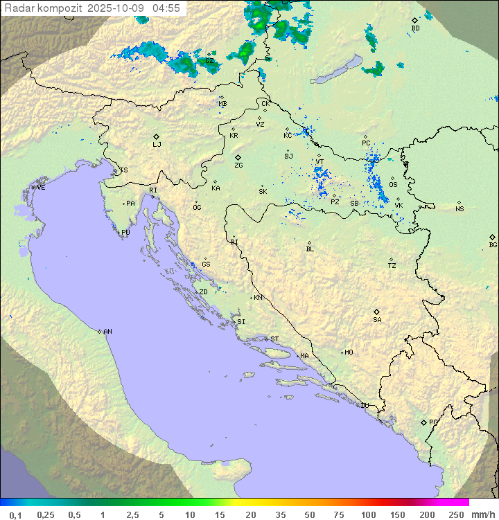 Padavine Hrvaška