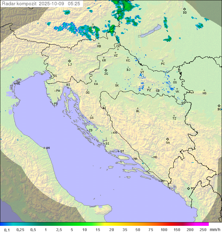 Padavine Hrvaška