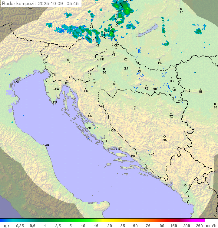 Padavine Hrvaška