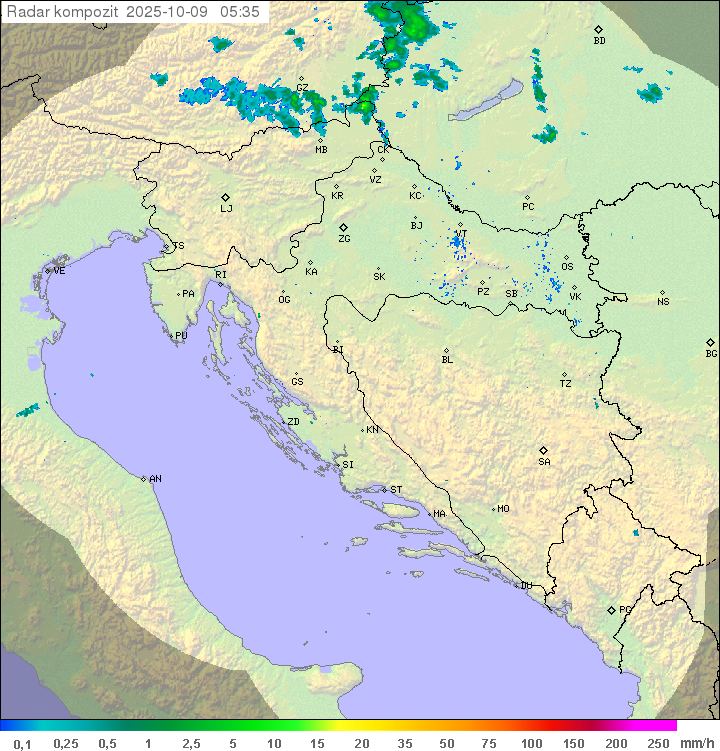 Padavine Hrvaška