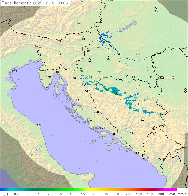 Padavine Hrvaška