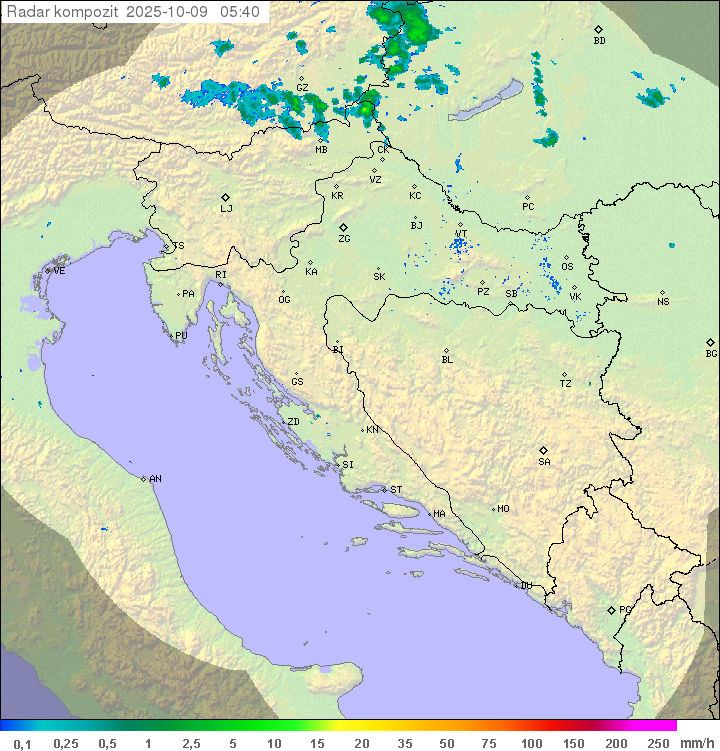 Padavine Hrvaška