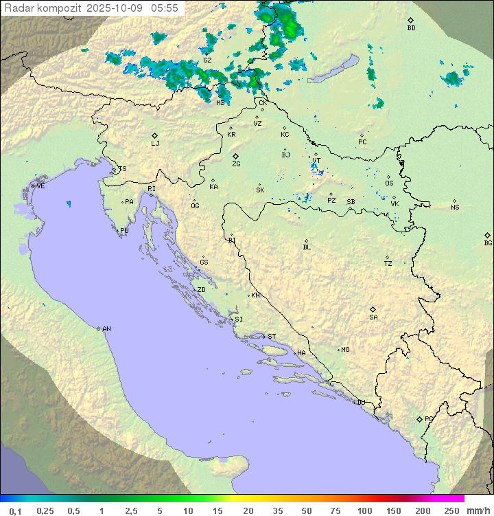Padavine Hrvaška