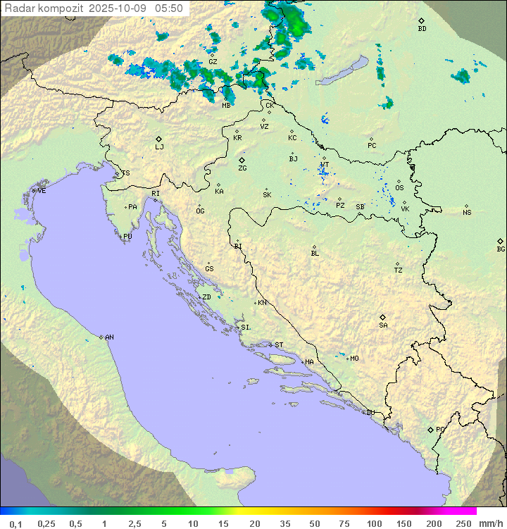 Padavine Hrvaška