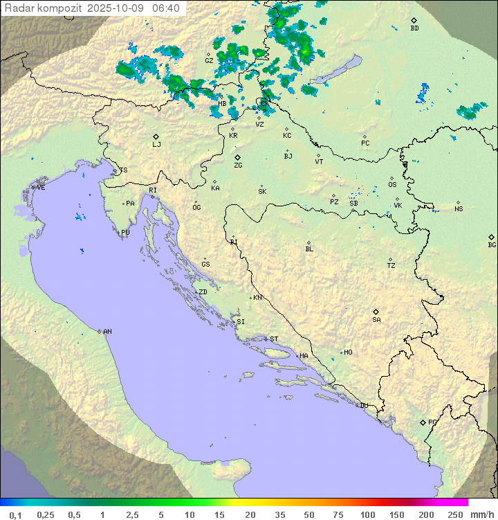 Padavine Hrvaška