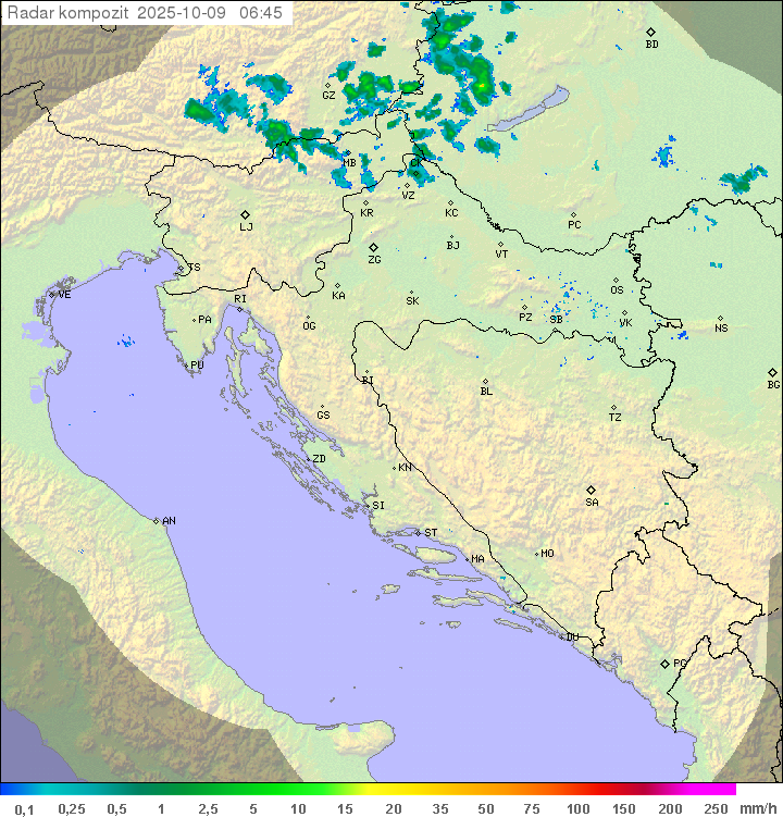 Padavine Hrvaška