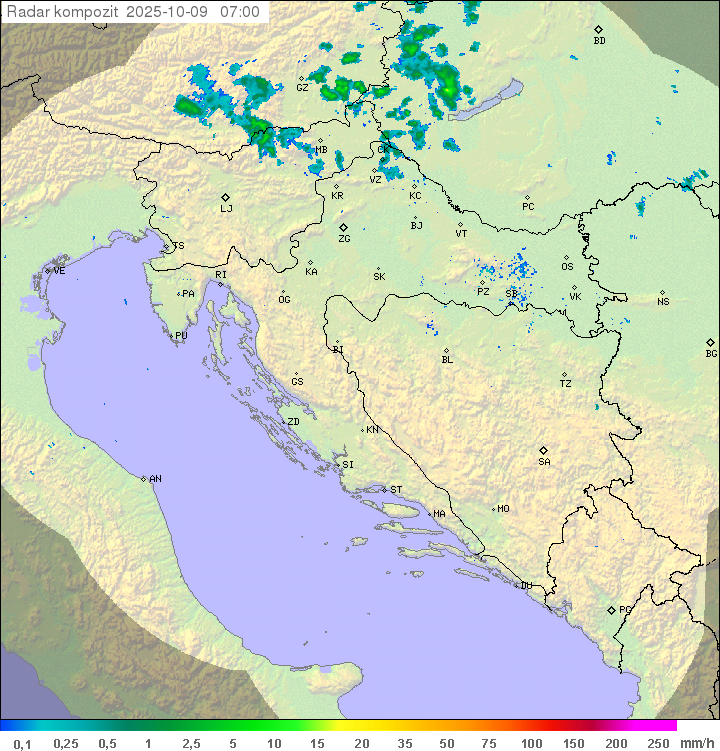 Padavine Hrvaška