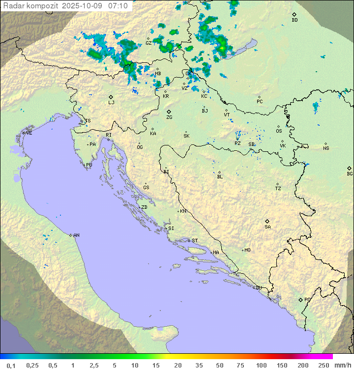 Padavine Hrvaška