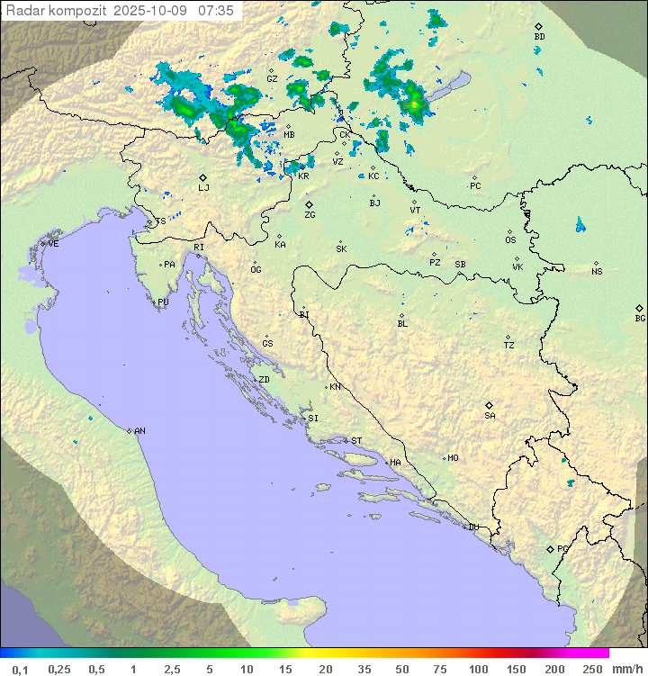 Padavine Hrvaška