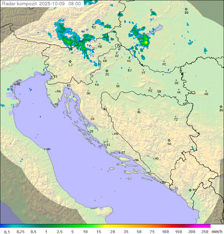Padavine Hrvaška