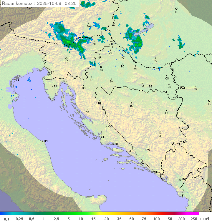 Padavine Hrvaška