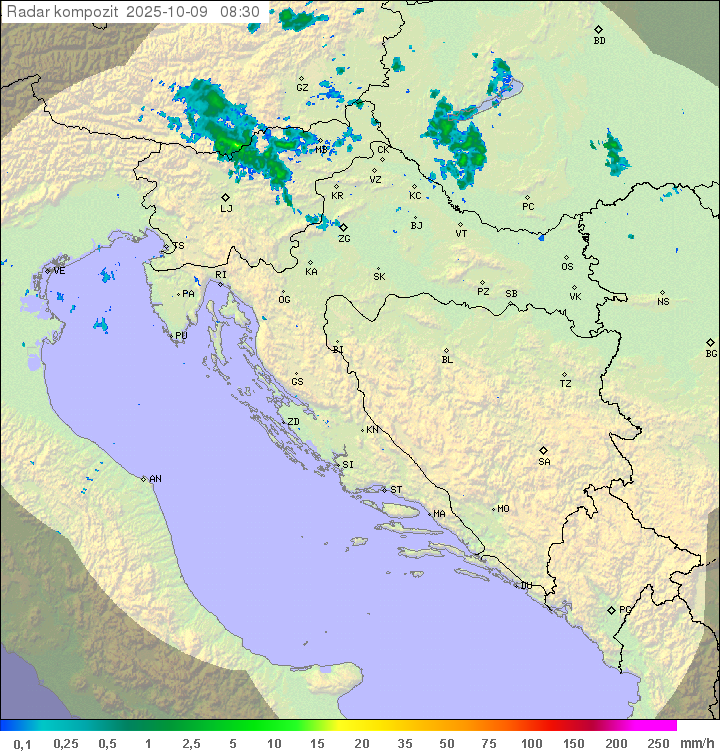 Padavine Hrvaška