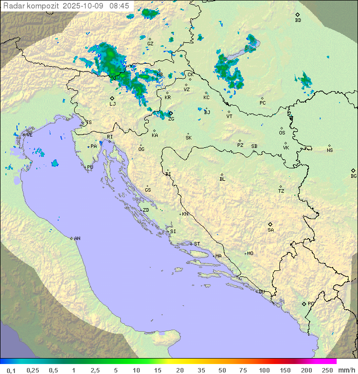 Padavine Hrvaška