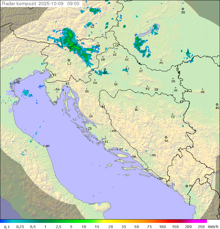 Padavine Hrvaška