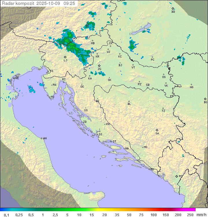 Padavine Hrvaška