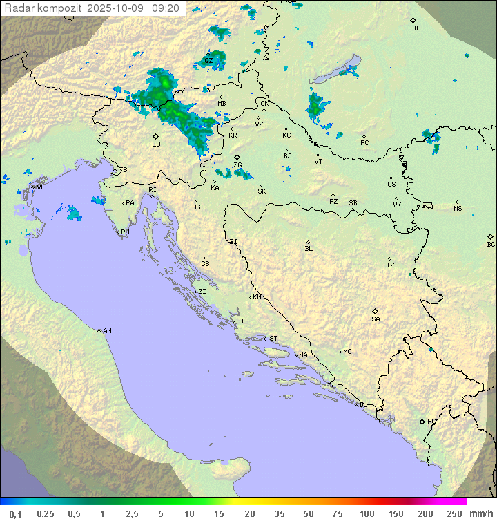 Padavine Hrvaška