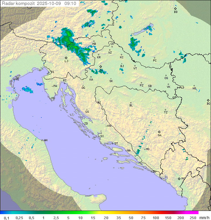 Padavine Hrvaška