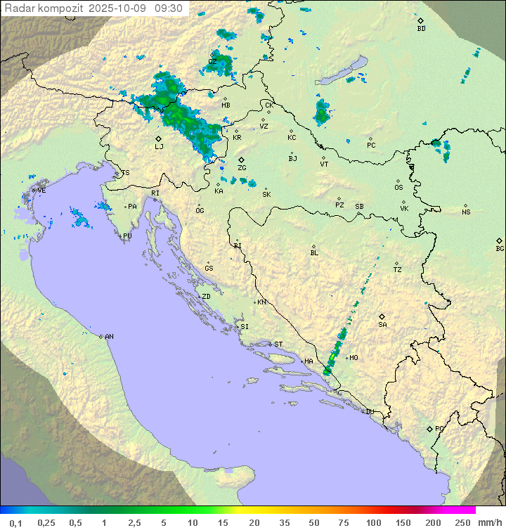 Padavine Hrvaška