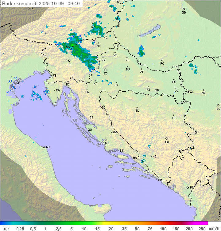 Padavine Hrvaška