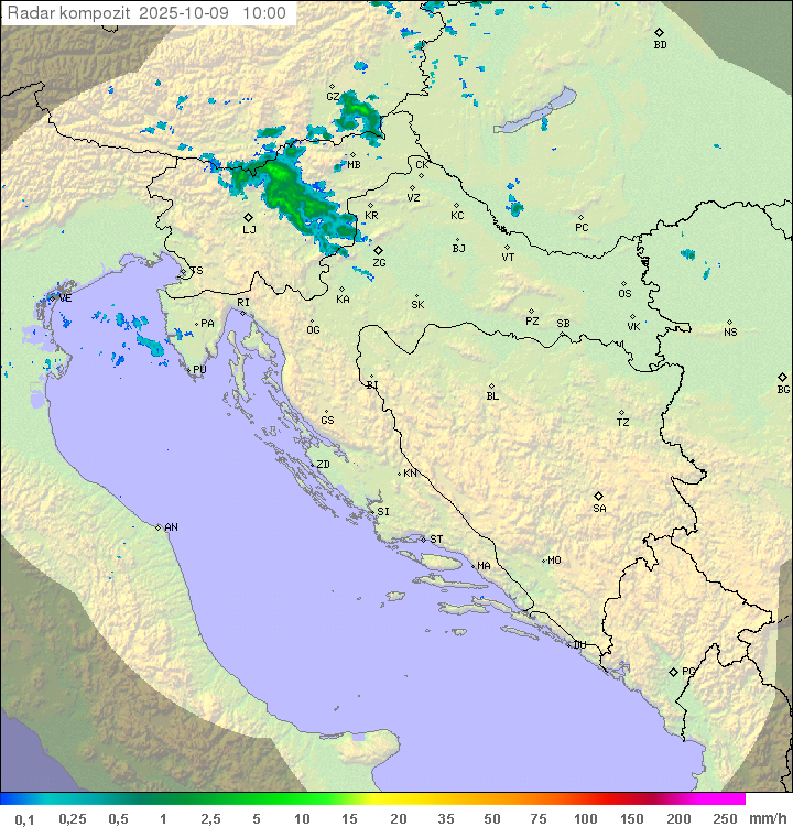 Padavine Hrvaška