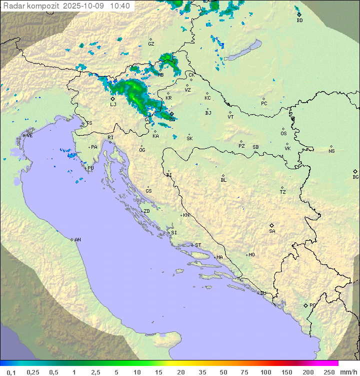 Padavine Hrvaška