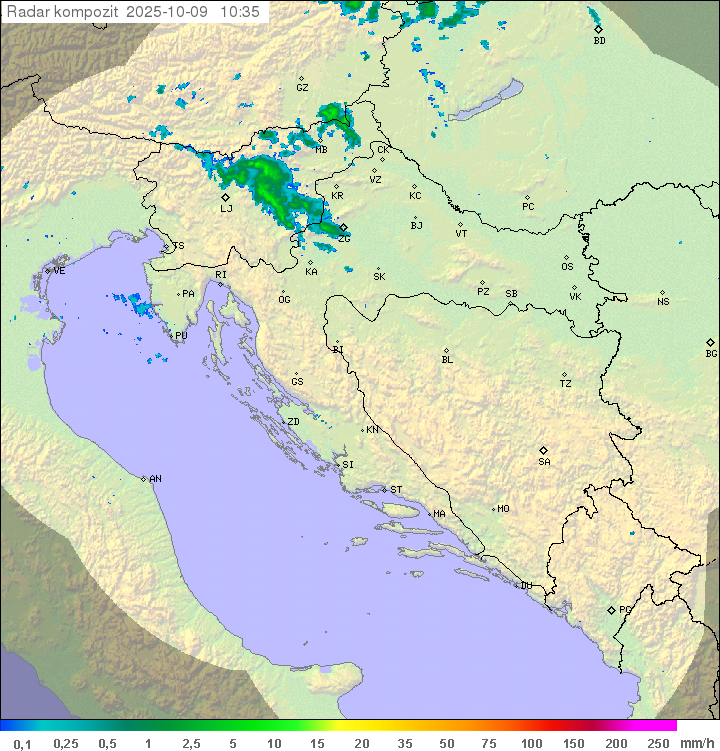 Padavine Hrvaška