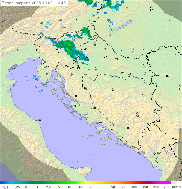 Padavine Hrvaška