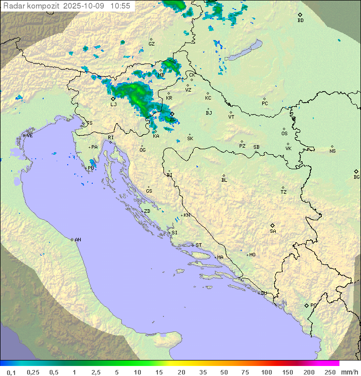 Padavine Hrvaška