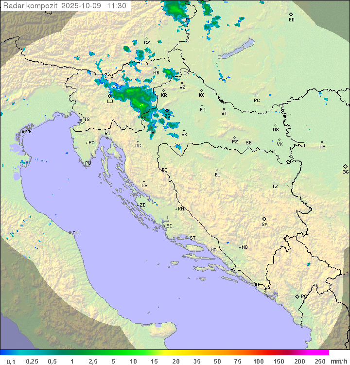 Padavine Hrvaška