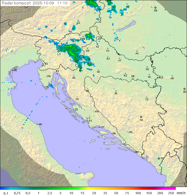 Padavine Hrvaška