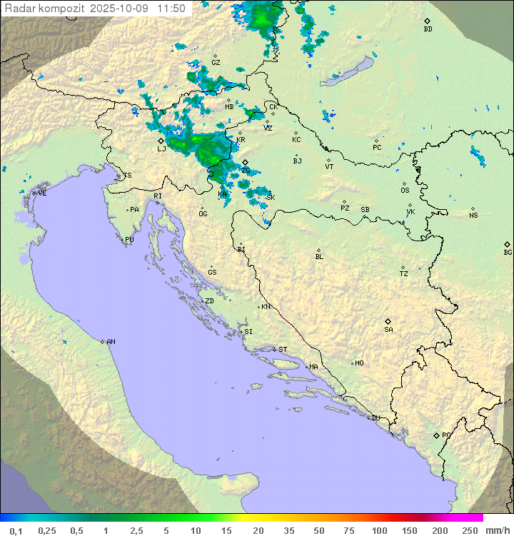 Padavine Hrvaška