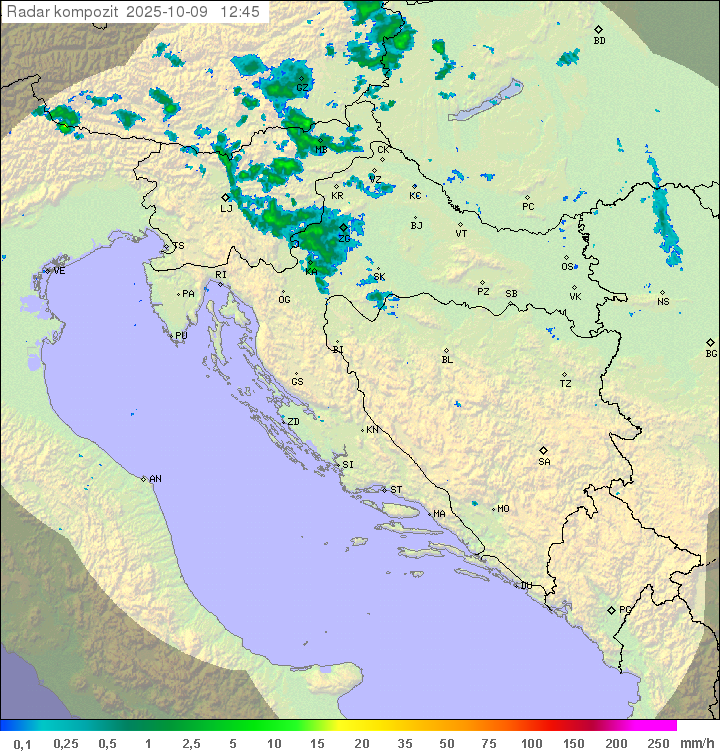 Padavine Hrvaška