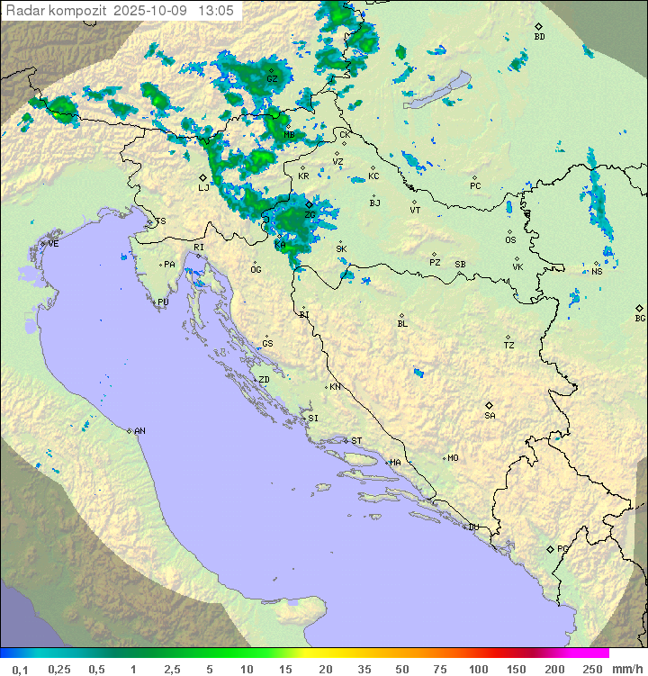 Padavine Hrvaška