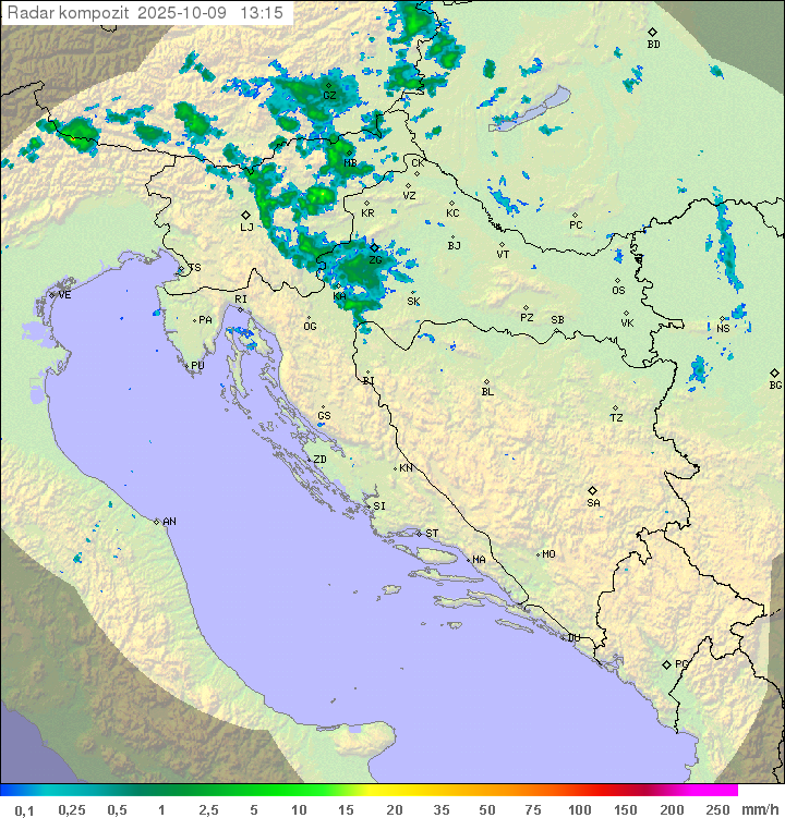 Padavine Hrvaška