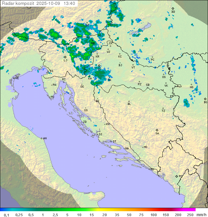 Padavine Hrvaška