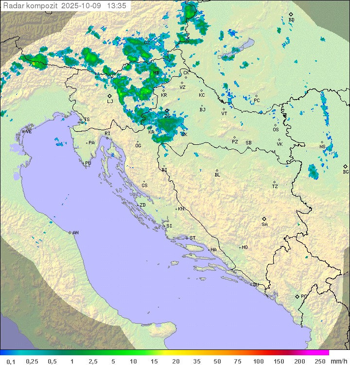 Padavine Hrvaška