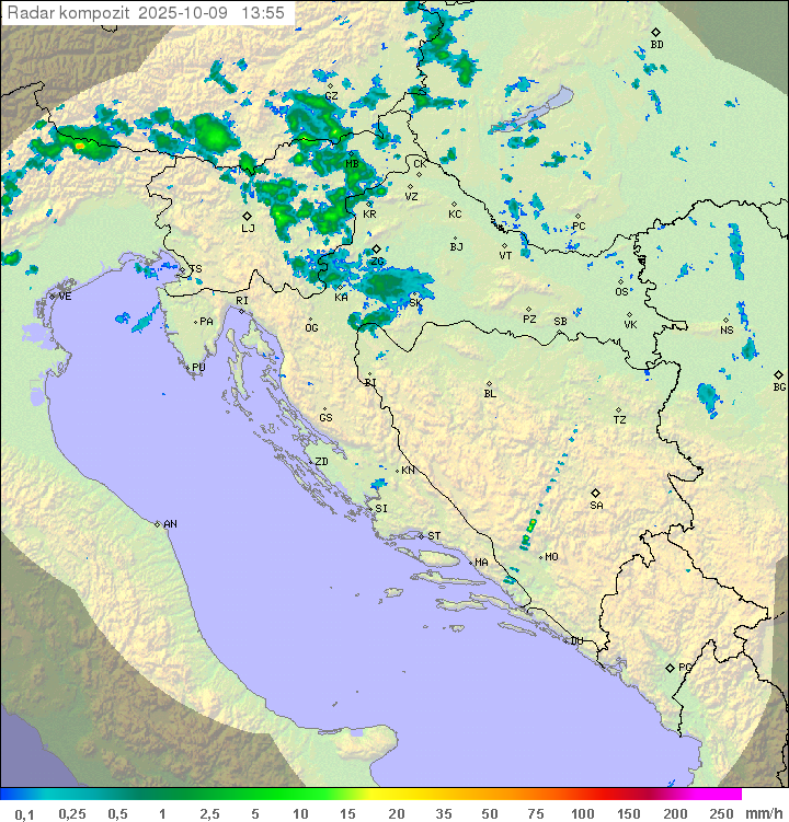 Padavine Hrvaška
