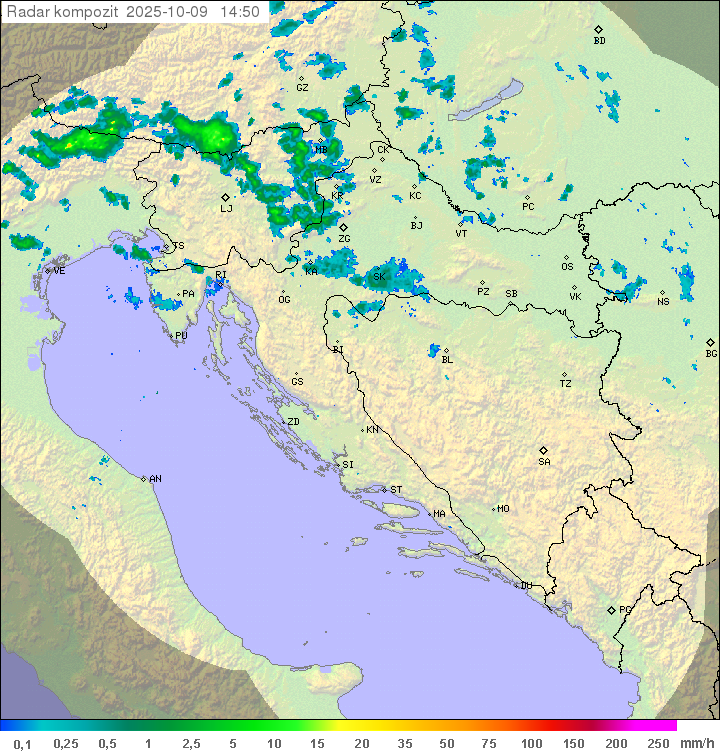 Padavine Hrvaška