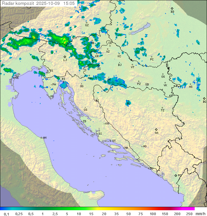 Padavine Hrvaška