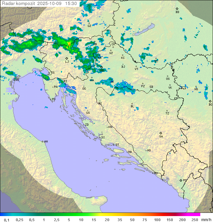 Padavine Hrvaška