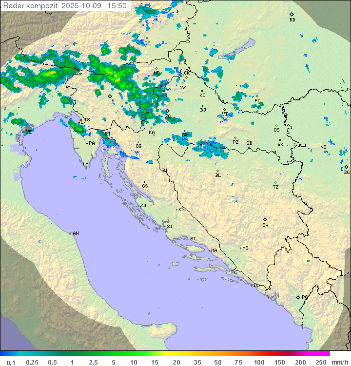 Padavine Hrvaška